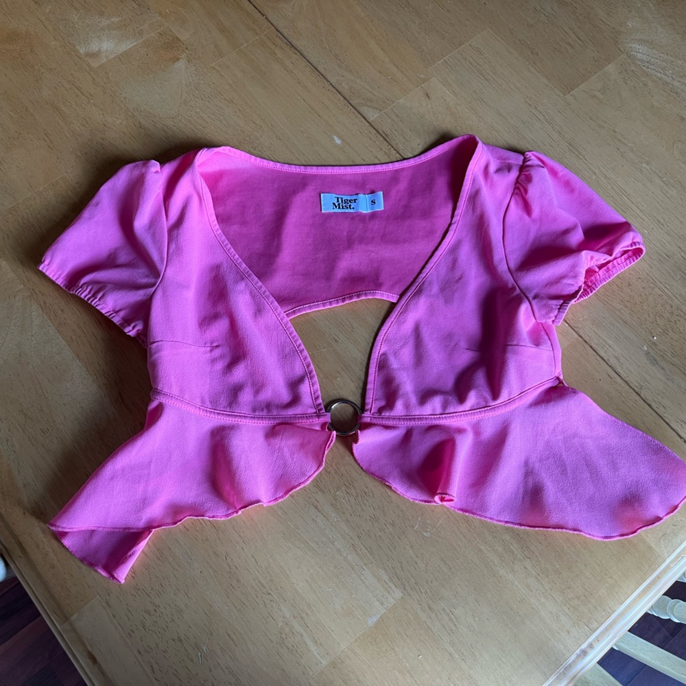 Pink Tigermist Top